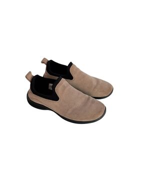 Lands' End All Weather Slip-On Suede Mocs 6M Tan/Camel Style #30751